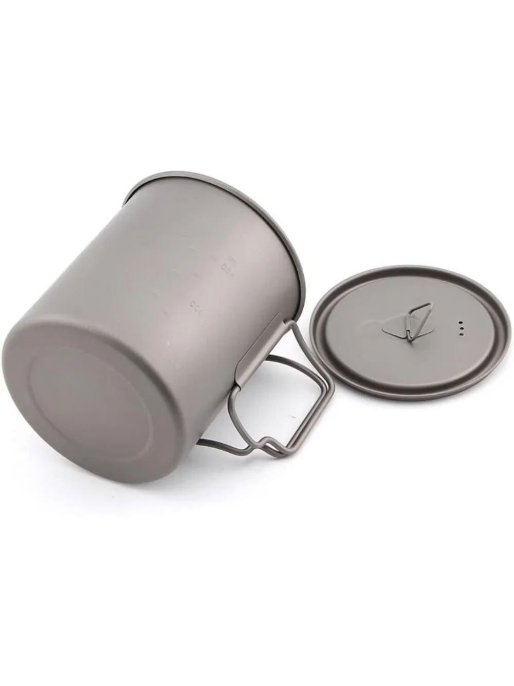Lightweight Titanium Cooking Pot 750ml - Perfect for Camping & Outdoor